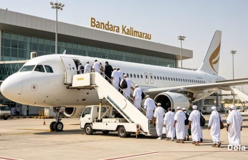 Luar Biasa! Bandara Kalimarau Bukti Pelayanan Berkelas Dunia, Sentuh Hati Setiap Jemaah Haji dan Keluarga