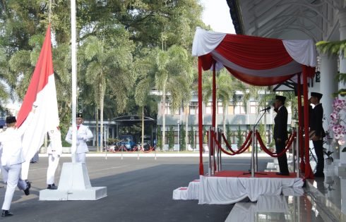 Bupati Ciamis Herdiat Sunarya Pimpin Upacara Harkitnas ke-118
