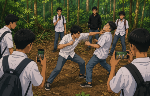 Viral Duel Brutal Pelajar di Hutan Cianjur, Polisi Amankan 7 Remaja