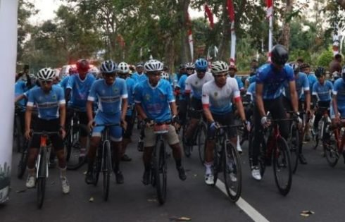 Gowes Napak Tilas HJB ke-544, Peserta Susuri Sejarah Perjuangan Kabupaten Bogor