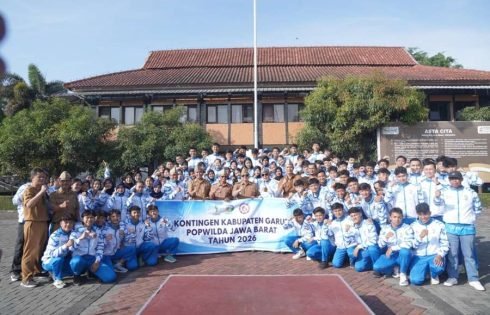 Bupati Garut Resmi Lepas Kontingen asal Garut Ikuti Popwilda Jabar 2026