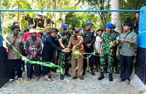 Subdenpom Persiapan Palabuhanratu Bangun Jembatan Swadaya, Perkuat Akses dan Kepedulian Untuk Masyarakat Jampangkulon