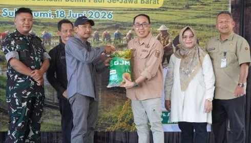 Sekda Sukabumi Hadiri Gerakan Percepatan Tanam, Dorong Peningkatan Produksi Pangan Berkelanjutan