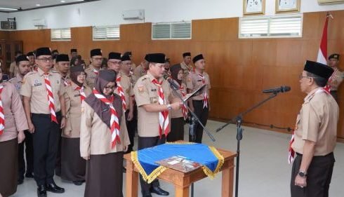 Kwarcab Gearakan Pramuka Kab. Sukabumi Dukung Pembentukan Saka Pramuka Anti Narkoba
