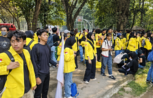 Ribuan Mahasiswa Bergerak ke Bundaran HI, Soroti Program Pemerintah Hingga Dwifungsi Militer Dalam Aksi “Menuju Indonesia Bangkrut”