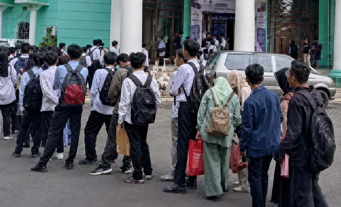 Ribuan Pencari Kerja Serbu Job Fair 2026 Ciamis, Tersedia 5.449 Lowongan