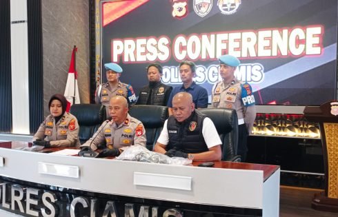 Empat Orang Pelaku Curanmor Diamankan Polres Ciamis