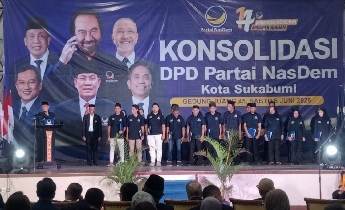 Konsolidasi NasDem Kota Sukabumi, Saan Mustopa, “Mesin Partai Untuk Pemilu 2029 Harus Bergerak Dari Sekarang”