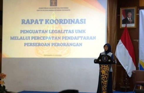Kemenkum DIY Percepat Legalisasi UMK, Dorong Pelaku Usaha Naik Kelas Lewat Perseroan Perorangan