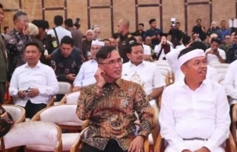 Wabup Sukabumi Hadiri Lepas Sambut Kajati Jawa Barat di Gedung Pakuan