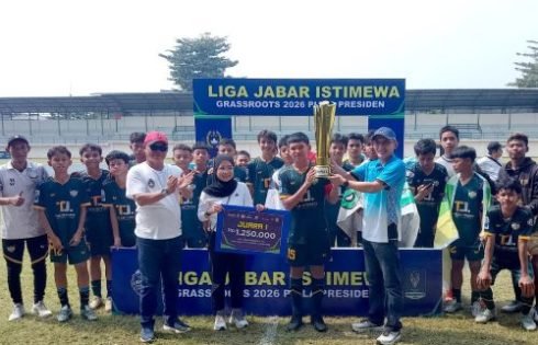 Newland Juarai Liga Jabar Istimewa U14 2026, Pembinaan Sepak Bola Muda Depok Terus Diperkuat