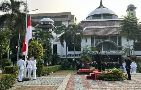 Pimpin Upacara Hari Lahir Pancasila, Wali Kota Depok Supian Suri : Pancasila Bukan Hiasan, Tapi Pedoman Hidup