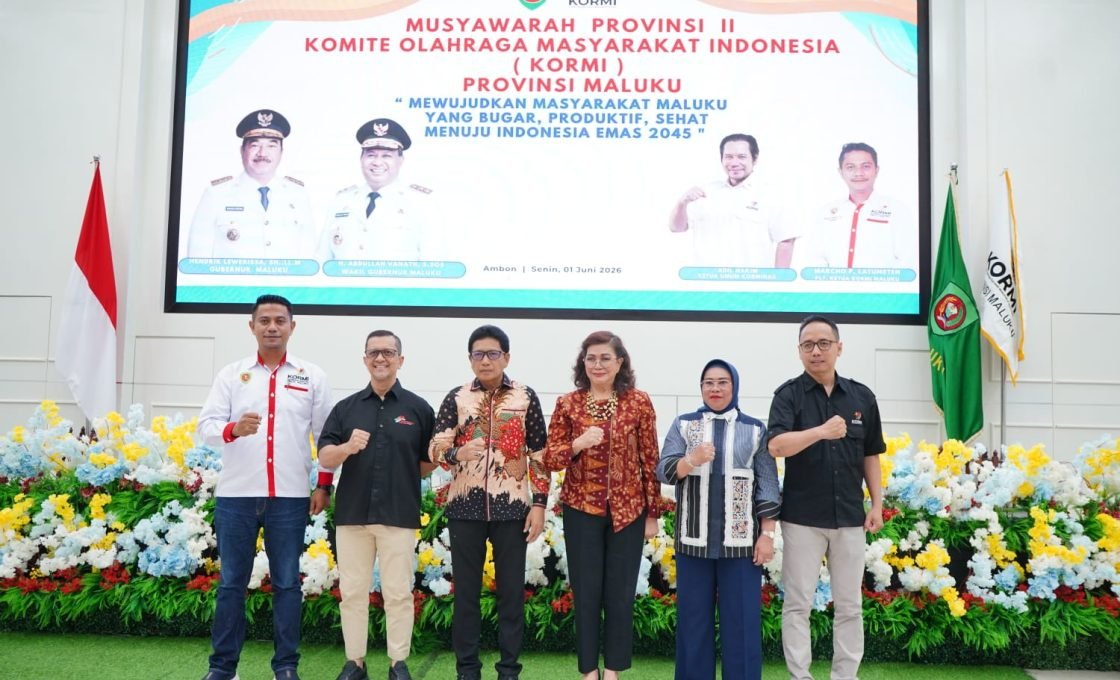 KORMI Maluku Musprov II : Gubernur Dorong Olahraga Jadi Gaya Hidup Menuju Indonesia Emas 2045