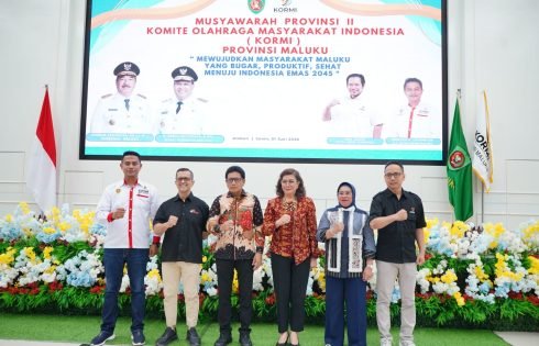KORMI Maluku Musprov II : Gubernur Dorong Olahraga Jadi Gaya Hidup Menuju Indonesia Emas 2045