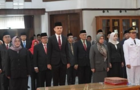 Penyegaran Birokrasi, 20 Pejabat Pemkot Sukabumi Resmi Dilantik