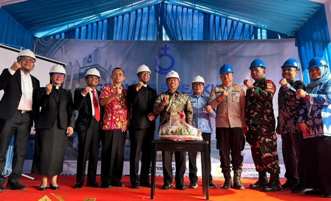 Groundbreaking Gereja HKBP Depok 1, Wali Kota Supian Suri Hibahkan Rp. 100 Juta dari APBD-P 2026