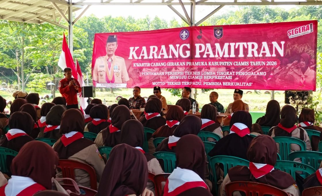 Ketua Kwarcab Ciamis Luncurkan “Karang Pamitran”, Jembatan Informasi Materi Lomba