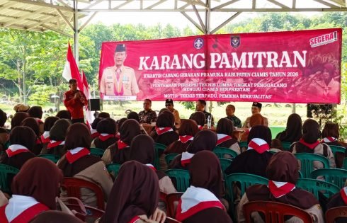 Ketua Kwarcab Ciamis Luncurkan “Karang Pamitran”, Jembatan Informasi Materi Lomba