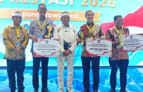 Kota Sukabumi Raih Terbaik II Penanganan Inflasi Tingkat Jawa – Bali