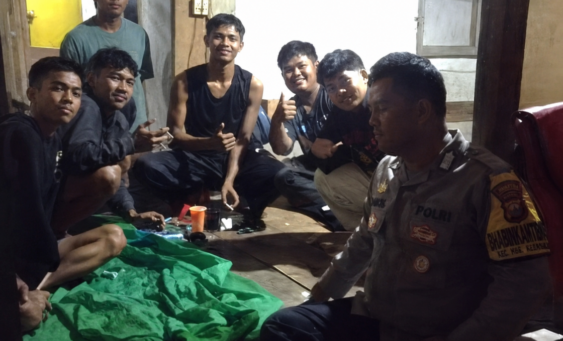 Pastikan Kamtibmas Tetap Terjaga, Polsek Cikembar Gelar Kegiatan Pam Swakarsa