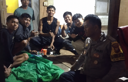 Pastikan Kamtibmas Tetap Terjaga, Polsek Cikembar Gelar Kegiatan Pam Swakarsa