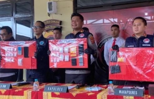 Polres Cianjur Bongkar Jaringan Sabu Antar Pulau, Tiga Pengedar Ditangkap