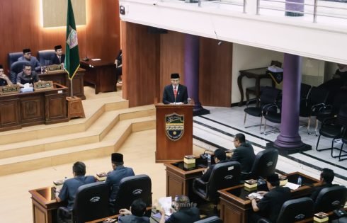 DPRD Kab. Ciamis Gelar Rapat Paripurna Penjelasan Ranperda Tentang Pertanggungjawaban Pelaksanaan APBD Tahun Anggaran 2025