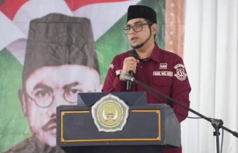 Bobby Maulana Hadiri Haul KH Ahmad Sanusi dan Milad ke – 92 Ponpes Syamsul Ulum