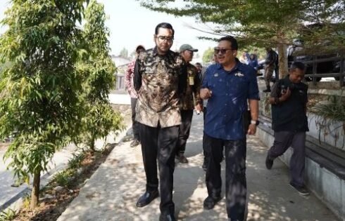 Wakil Wali Kota Sukabumi Dampingi Kunjungan ATR/BPN Tinjau Kawasan Konsolidasi Tanah di Cipelang
