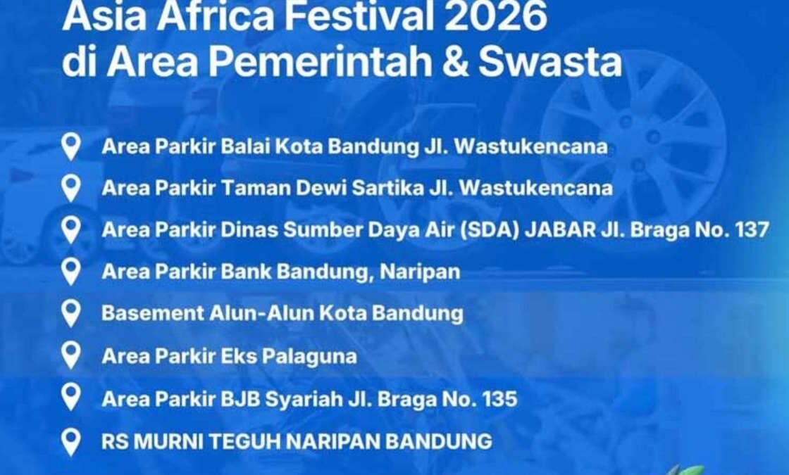 Pemkot Bandung Siapkan Rekayasa Lalu Lintas Hingga Berantas Parkir Liar Jelang Festival Asia Afrika 2026