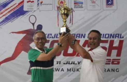 Jabar Juara Umum Kejurnas Squash 2026, Bekasi Sukses Jadi Tuan Rumah