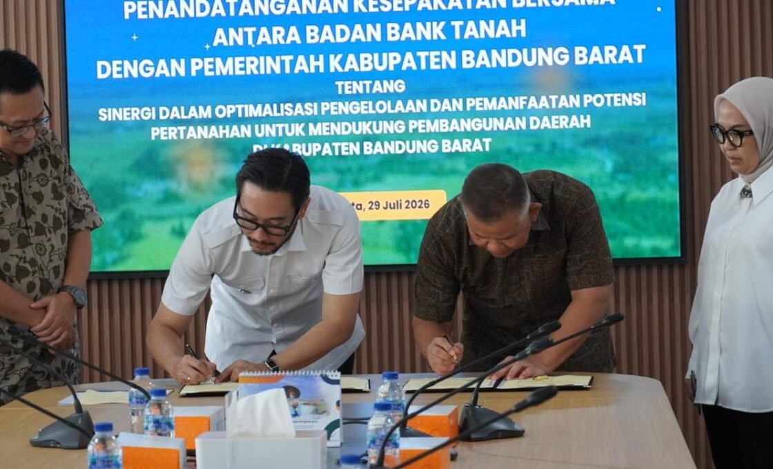 Pemkab Bandung Barat Gandeng Badan Bank Tanah, Perkuat Pengelolaan Lahan untuk Dukung Pembangunan Daerah