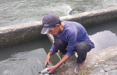 Sumur Mengering Dua Pekan, Warga Katulampa Terpaksa Cuci dan Bersihkan Ikan di Kali