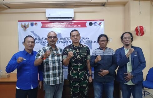 Kodim 0508/Depok Ajak Wartawan dan Masyarakat Jaga Persatuan di Era Digital Lewat Komsos 4 Pilar
