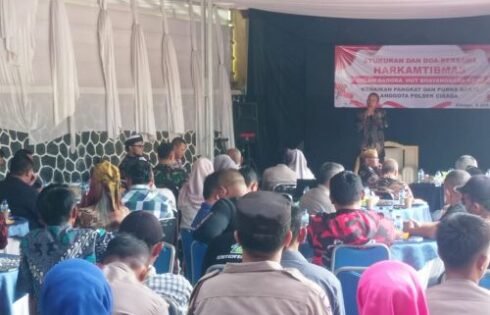 Peringati HUT Bhayangkara Ke – 80, Polsek Cisaga Gelar Syukuran dan Do’a Bersama