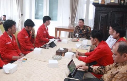 Wabup Andreas Ajak GMNI Sukabumi Raya Kolaborasi Bangun Daerah Berbasis Kajian Strategis