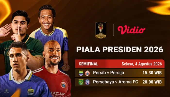 Jelang Semifinal Piala Presiden 2026, Persib Unggul Rekor Head to Head atas Persija