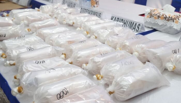 Polres Sukabumi Gagalkan Pengiriman 60 Ribu Benih Lobster Ilegal