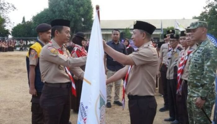 Wabup Sukabumi, Andreas Lepas 64 Peserta Jambore Nasional XII 2026