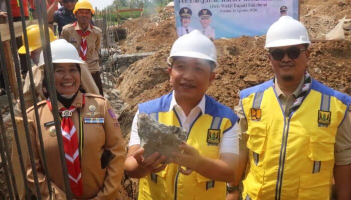 Peletakkan Batu Pertama Pembangunan Kantor Kecamatan Cidahu, Wabup : Langkah Penting Peningkatan Pelayanan Publik