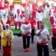 Ratusan Warga Padati Lapangan Cangehgar Ikuti Senam Bersama KORMI