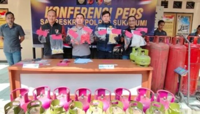 Polres Sukabumi Ungkap Pengoplosan LPG Subsidi, Kerugian Negara Rp. 49,7 Miliar