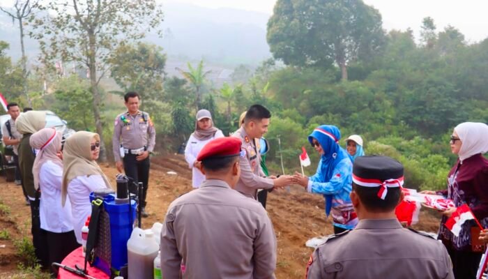 Polres Ciamis Dukung Percepatan Swasembada Bawang Putih