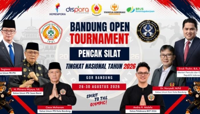 Tiga Negara Ikut Bandung Open Tournament Pencak Silat 2026, 2.126 Pesilat Siap Bertanding