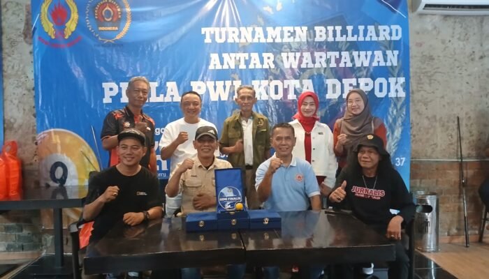 Turnamen Billiard Piala Ketua PWI Kota Depok 2026 Satukan Wartawan se-Jawa