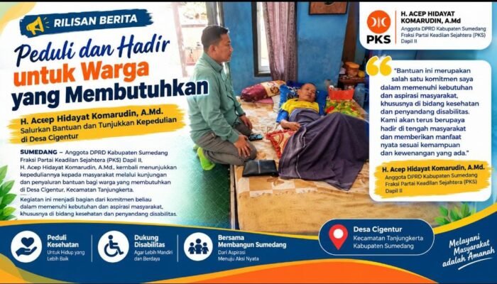 Kepedulian H. Acep Hidayat Hadir untuk Warga Cigentur, Bantuan Kursi Roda Jadi Wujud Nyata Aspirasi Masyarakat