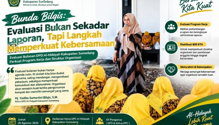 800 KTA Dibagikan, Bunda Bilqis Dorong Al-Hidayah Semakin Solid Hingga ke DPC