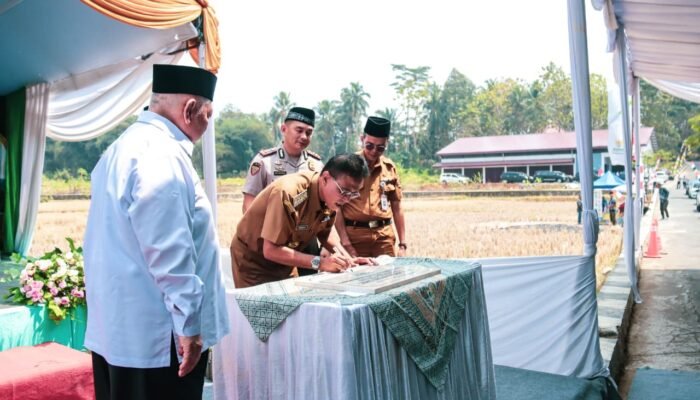 Jembatan Perintis Garuda Penghubung Sidaharja dan Kutawaringin Diresmikan