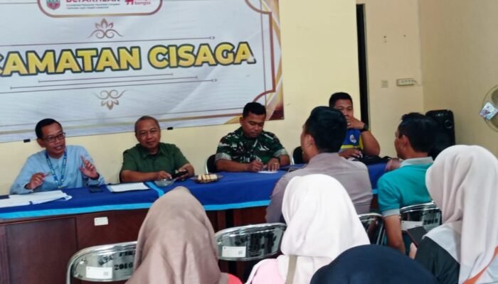 Rapat Teknis Persiapan Lomba Bola Voli Putri Antar Instansi Kecamatan Cisaga Dipimpin Langsung Ketua Panitia