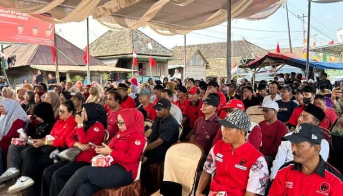 Ketua DPD PDI Perjuangan Sumsel Turun Langsung ke Bawah